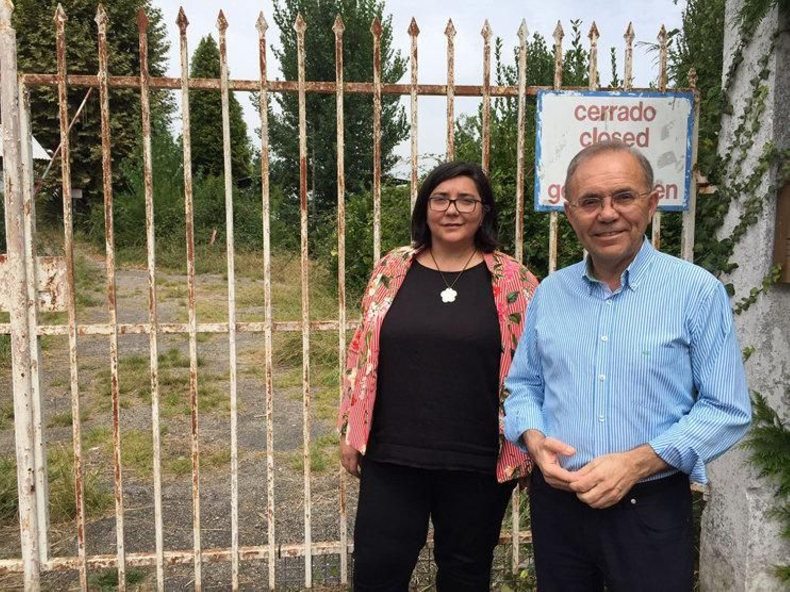 El alcalde Represas y la edil de Urbanismo, Chus Garrote.