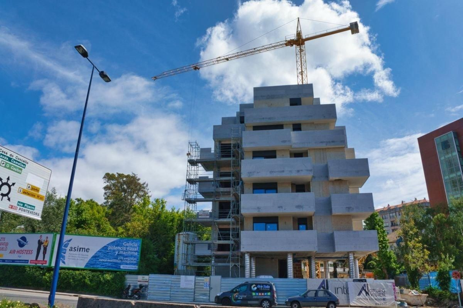 Promociones de pisos de obra nueva en Vigo.