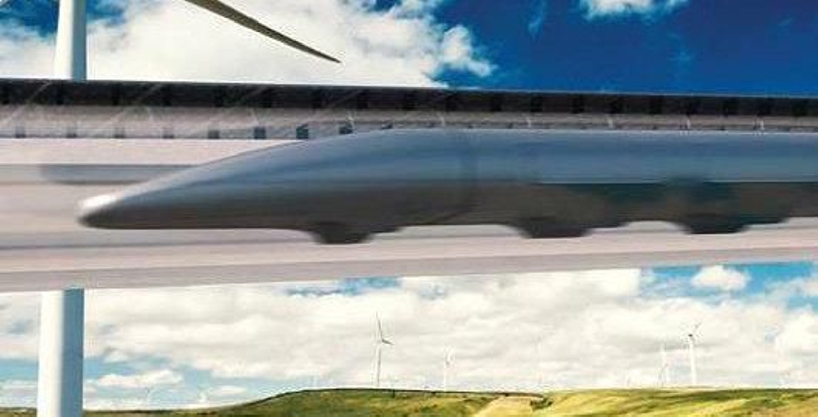 En la imagen un Hiperloop. Foto: cnbc.com