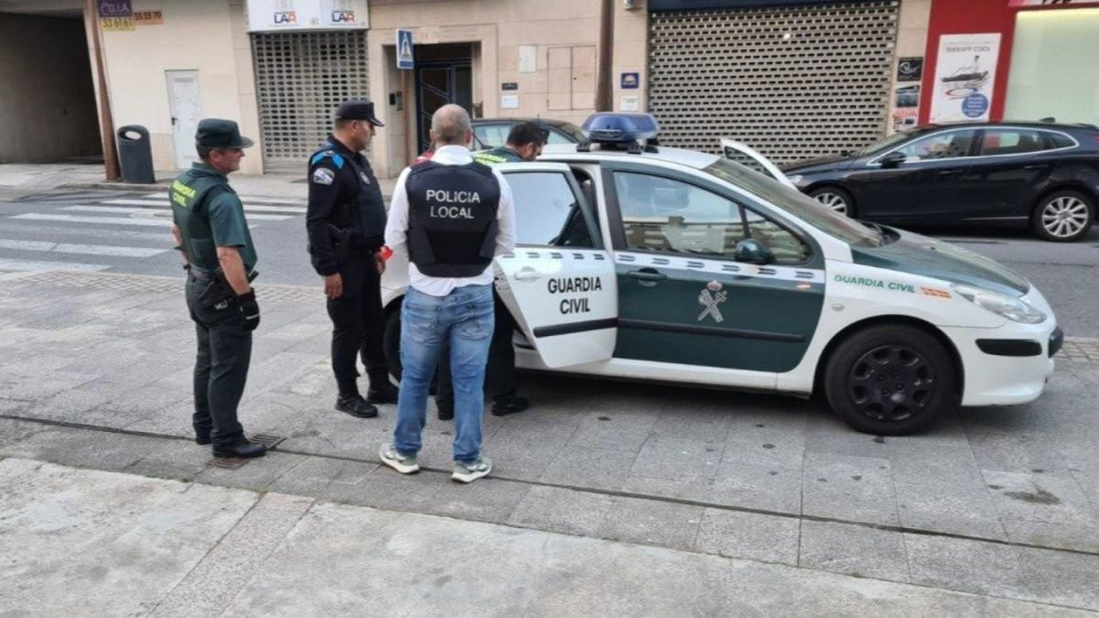 Momento de la detención, en julio de 2022.