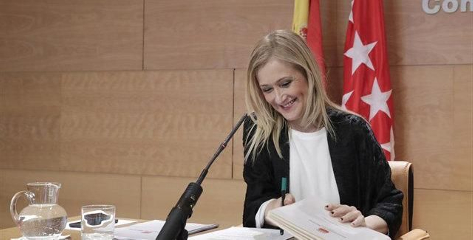 La ya ex-presidenta de la Comunidad de Madrid, Cristina Cifuentes en una imagen de archivo.
