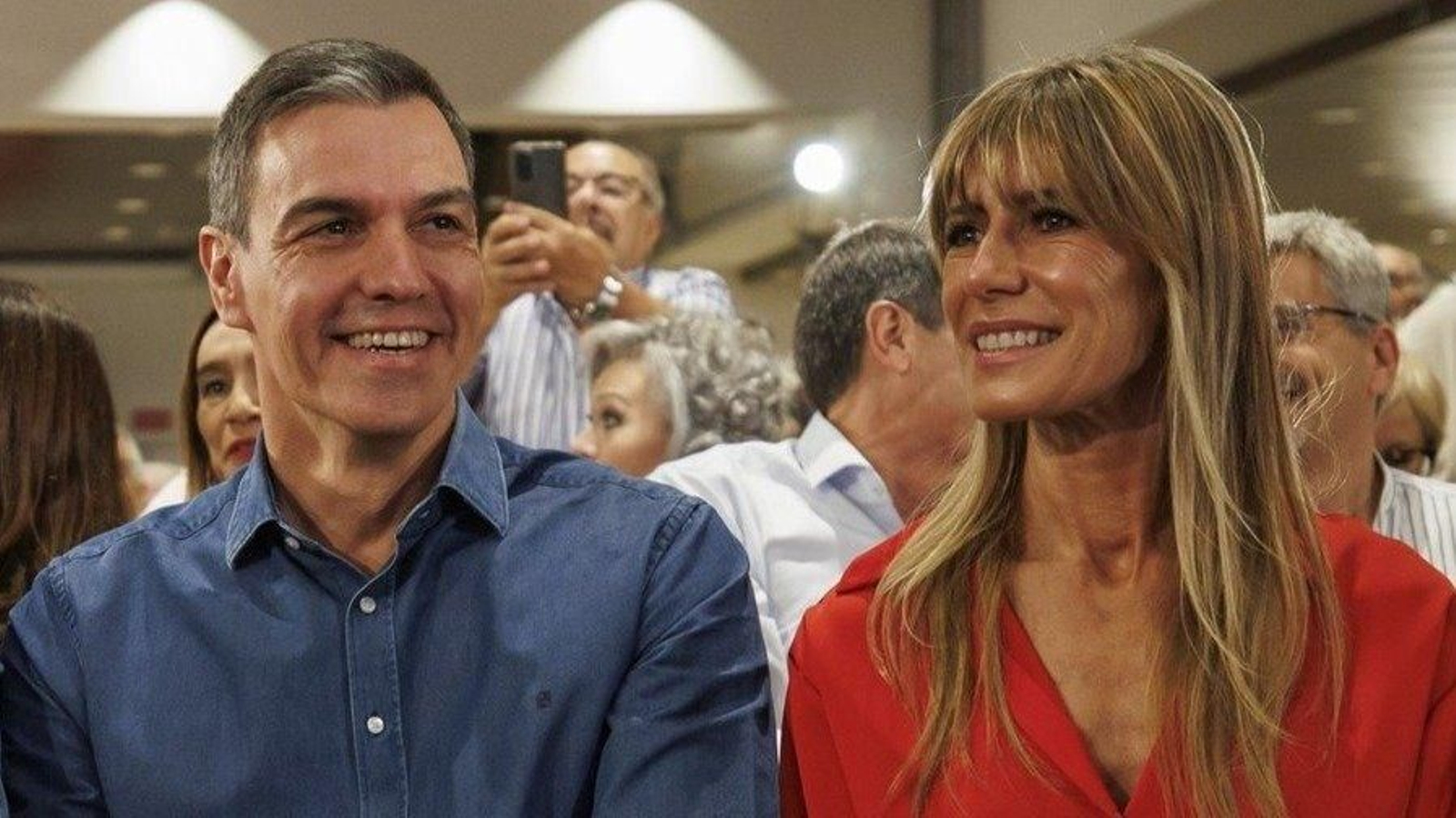 Pedro Sánchez y Begoña Gómez. // E.P.