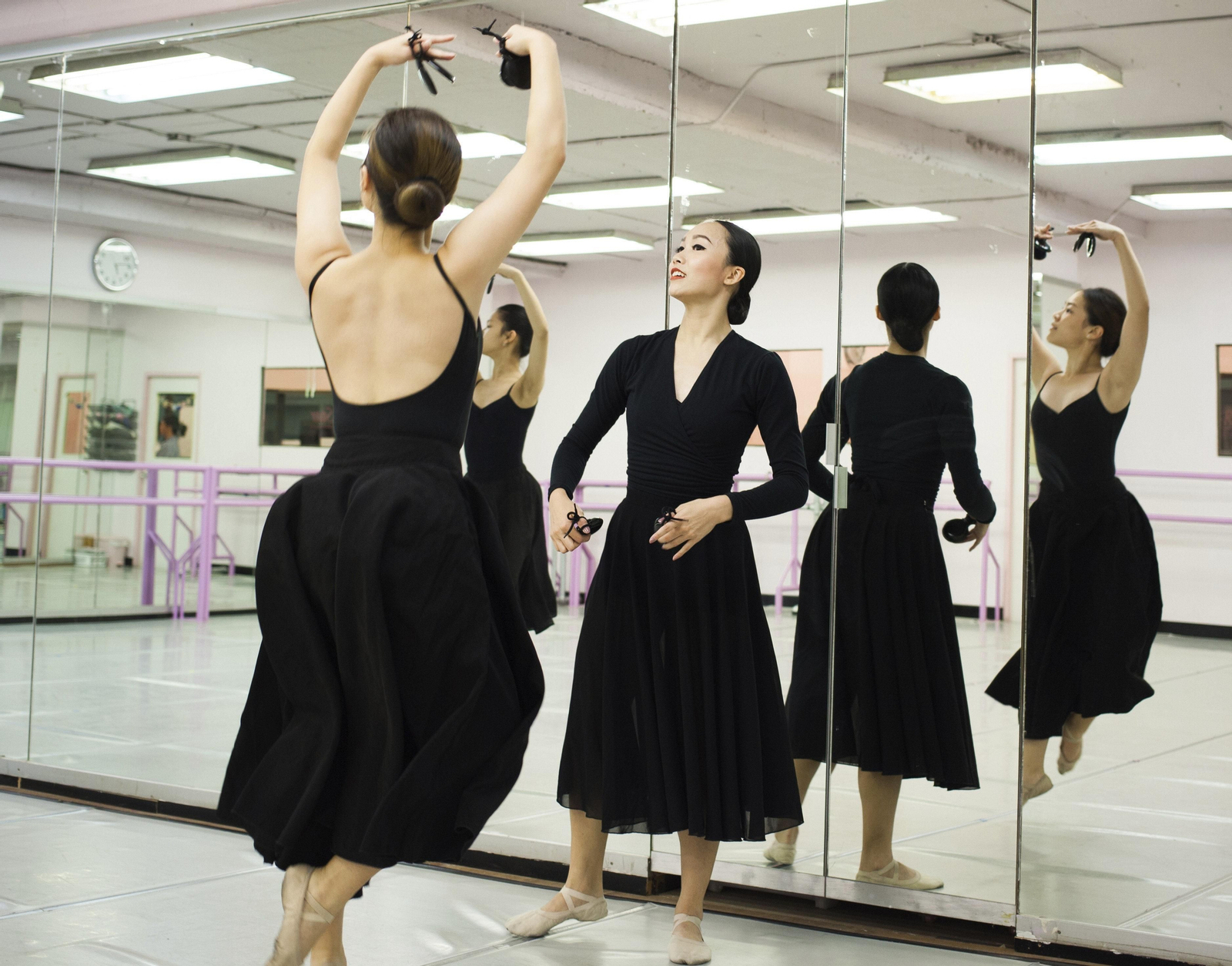 Clases de flamenco en Tailandia.