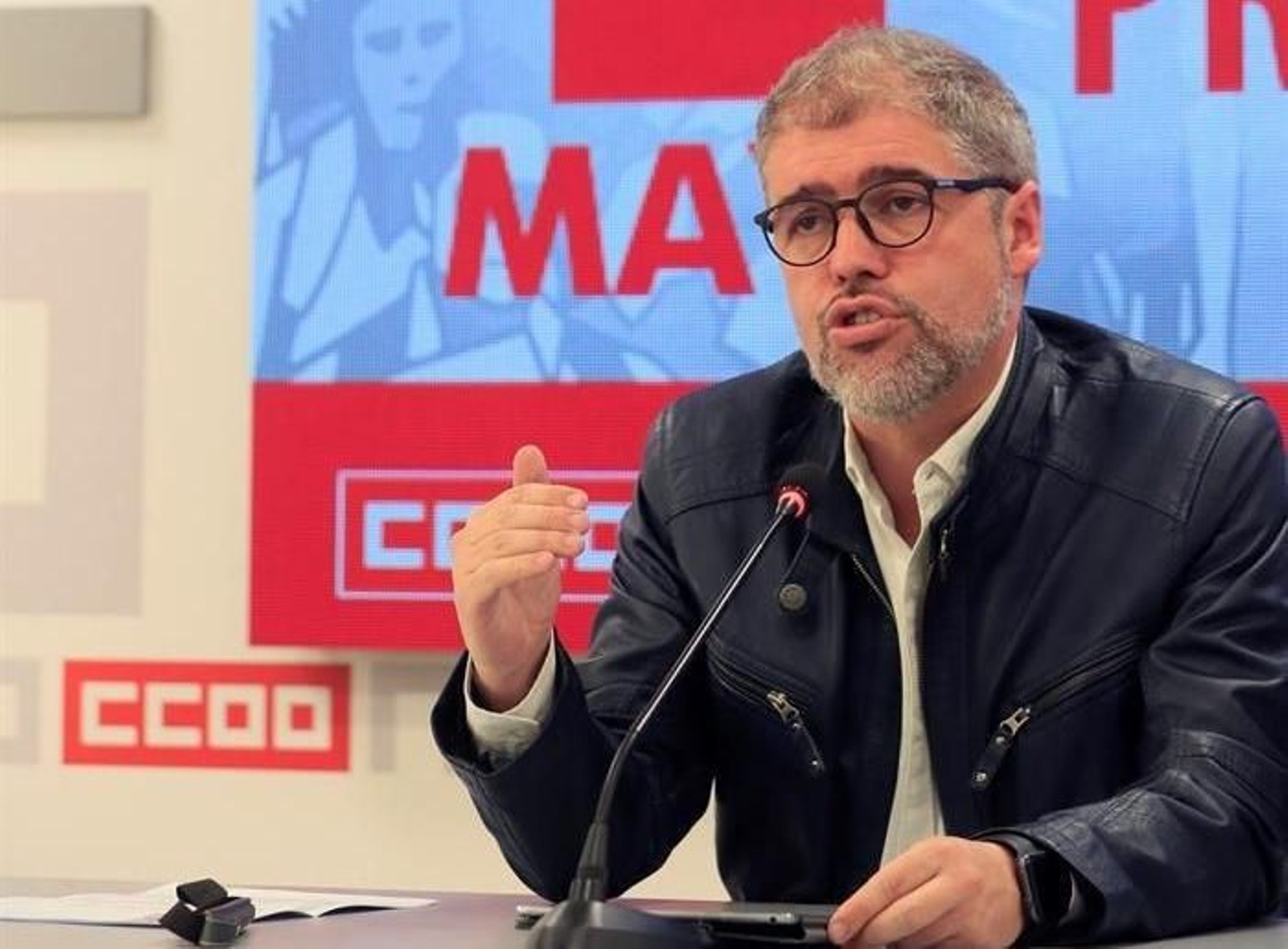 El secretario general de CCOO, Unai Sordo