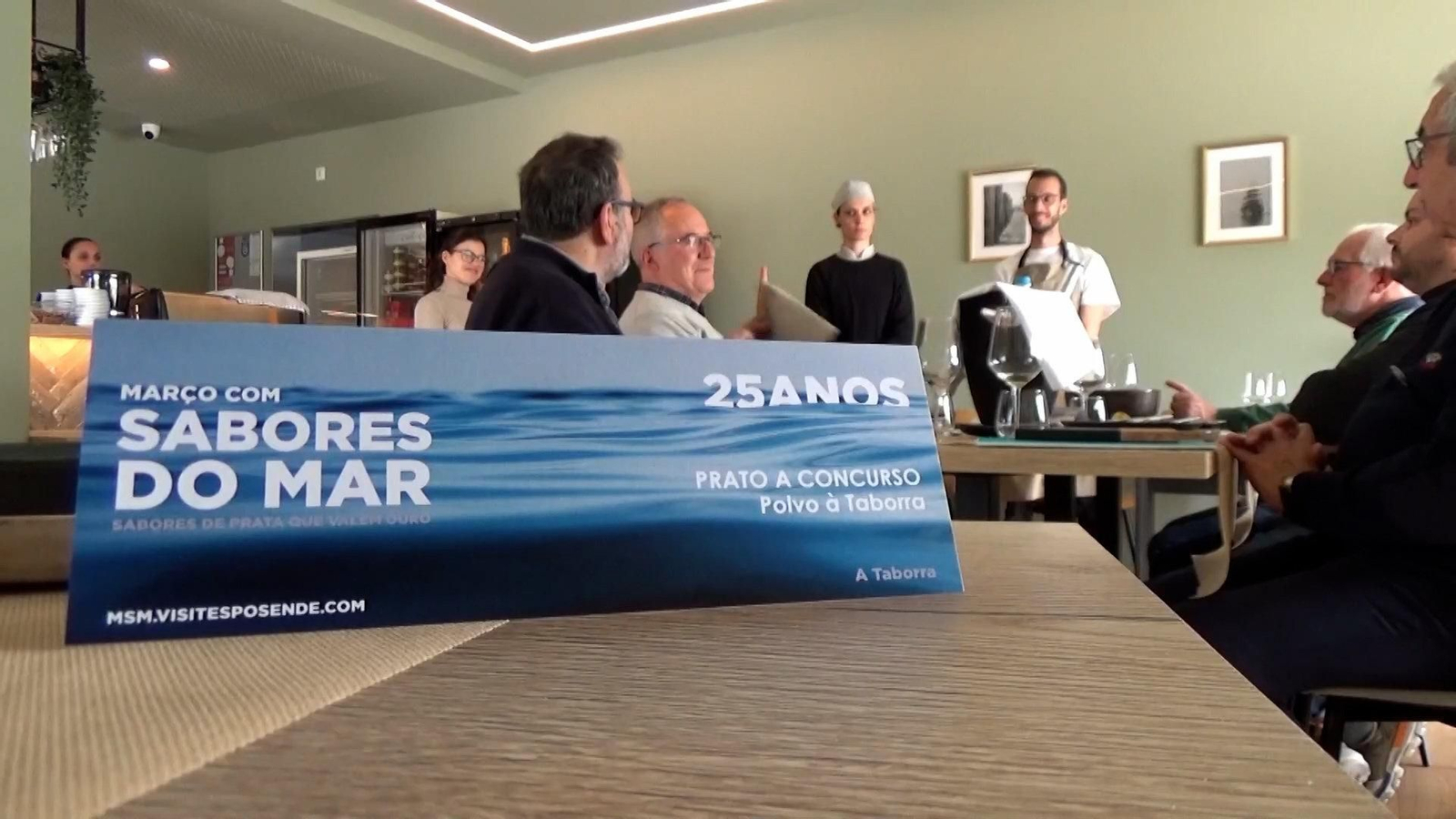 'Cousas de comer' en el concurso 'Marzo con Sabores de Mar' de Esposende.