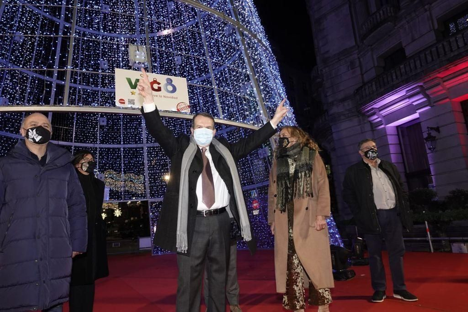 Encendido de las luces de la Navidad en Vigo 12