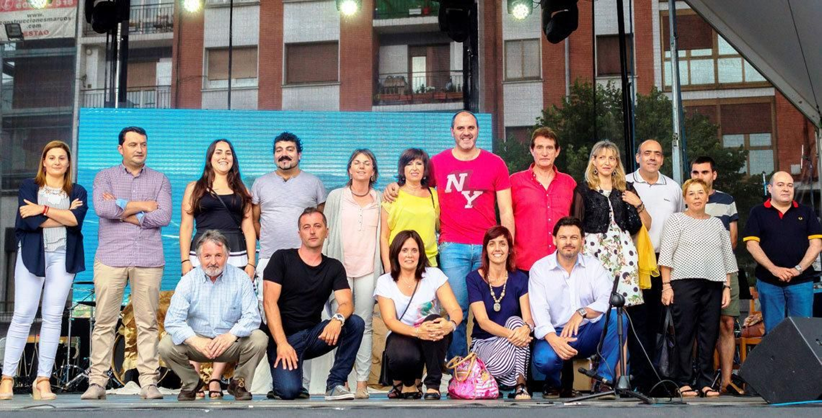 Rodríguez Miranda durante la presentación de "Galicia pueblo a pueblo", actividad de Hijos de Galicia en Sestao.