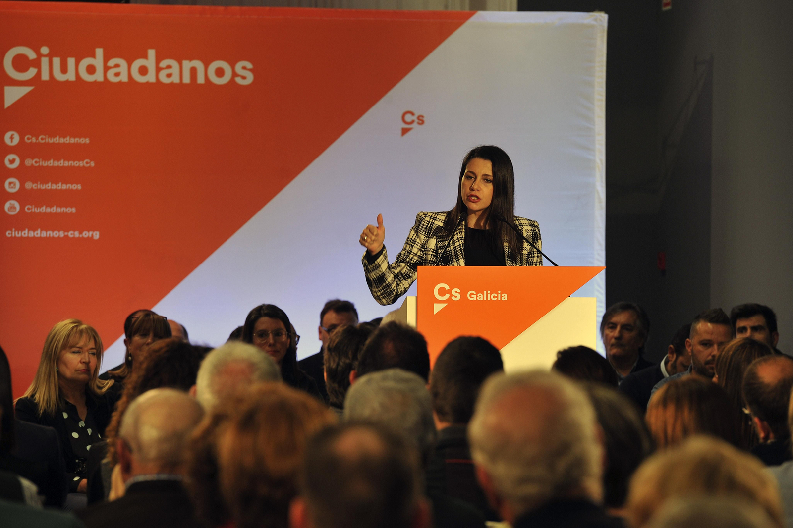 La portavoz de Ciudadanos en el Congreso de los Diputados, Inés Arrimadas