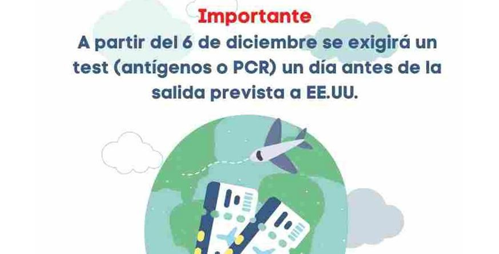 Estados Unidos test COVID web