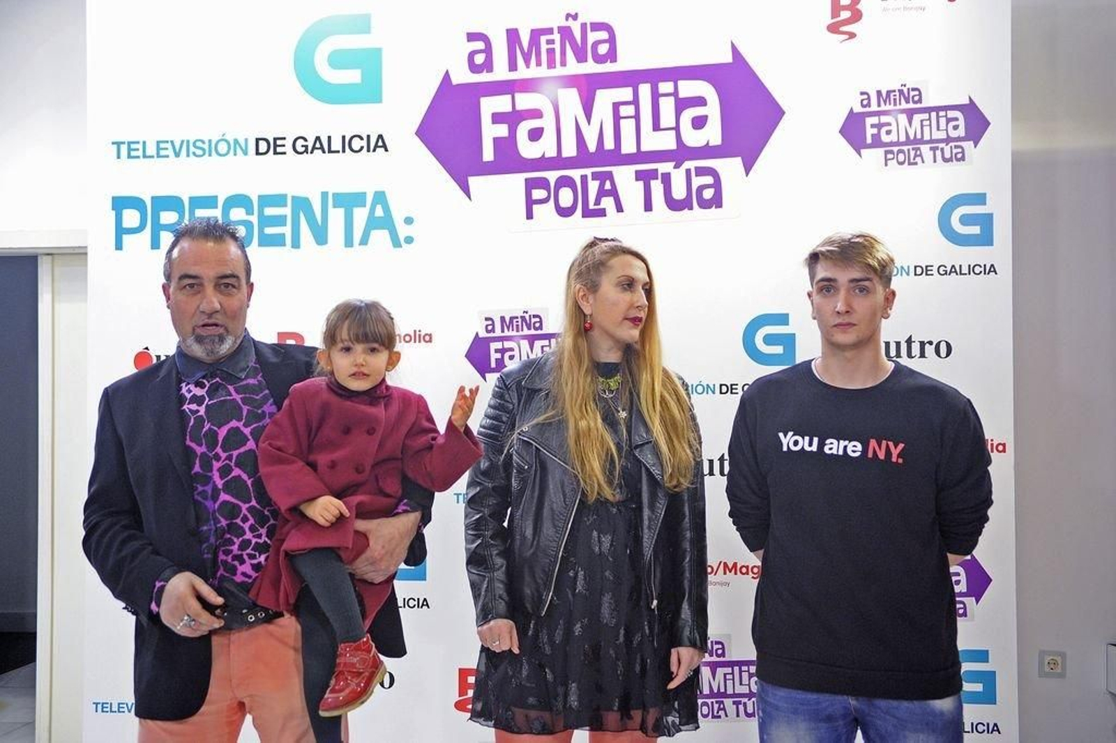 Presentación programa TVG "A miña familia pola túa" Familia Mancilla