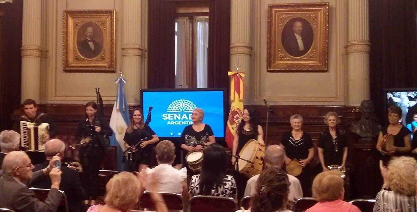 Reconocimiento en el Senado argentino a la Asociación Galega Residentes de Mos.