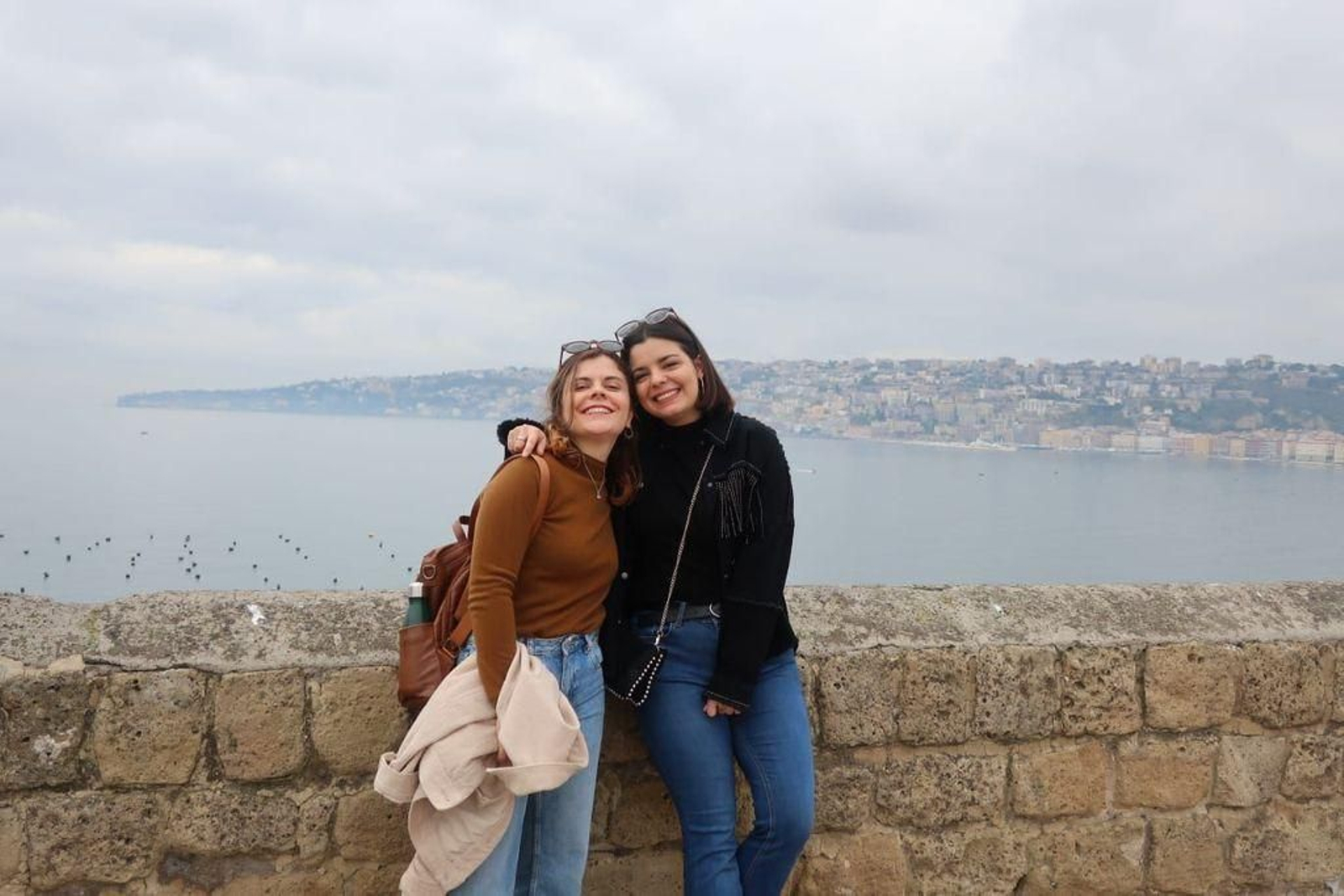 Alba Marcos y Carolina Rey están de eramus en Génova.