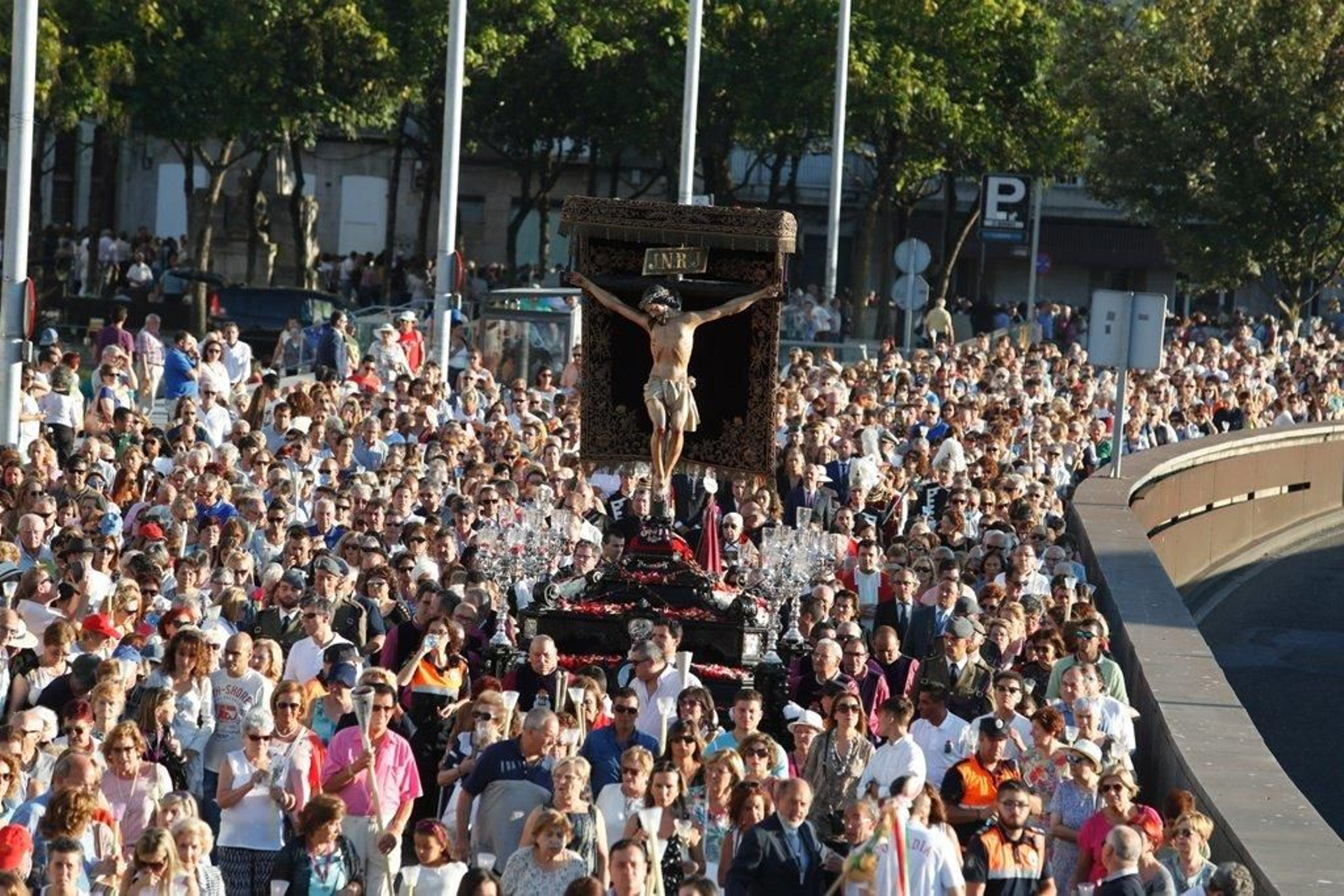 La procesión del Cristo foto JV Landín 038