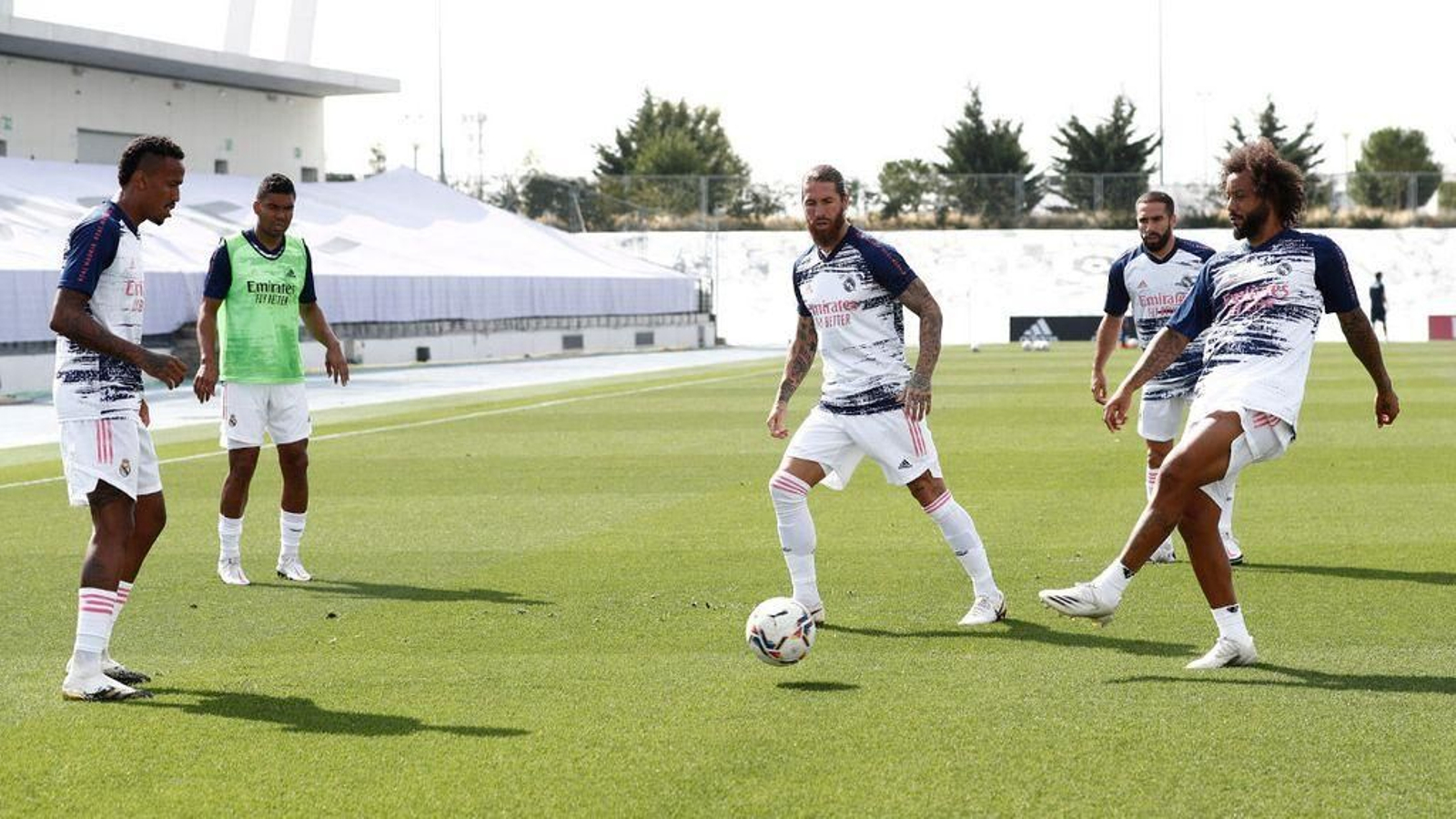 El Real Madrid entrenó y después ganó al Getafe en un amistoso.