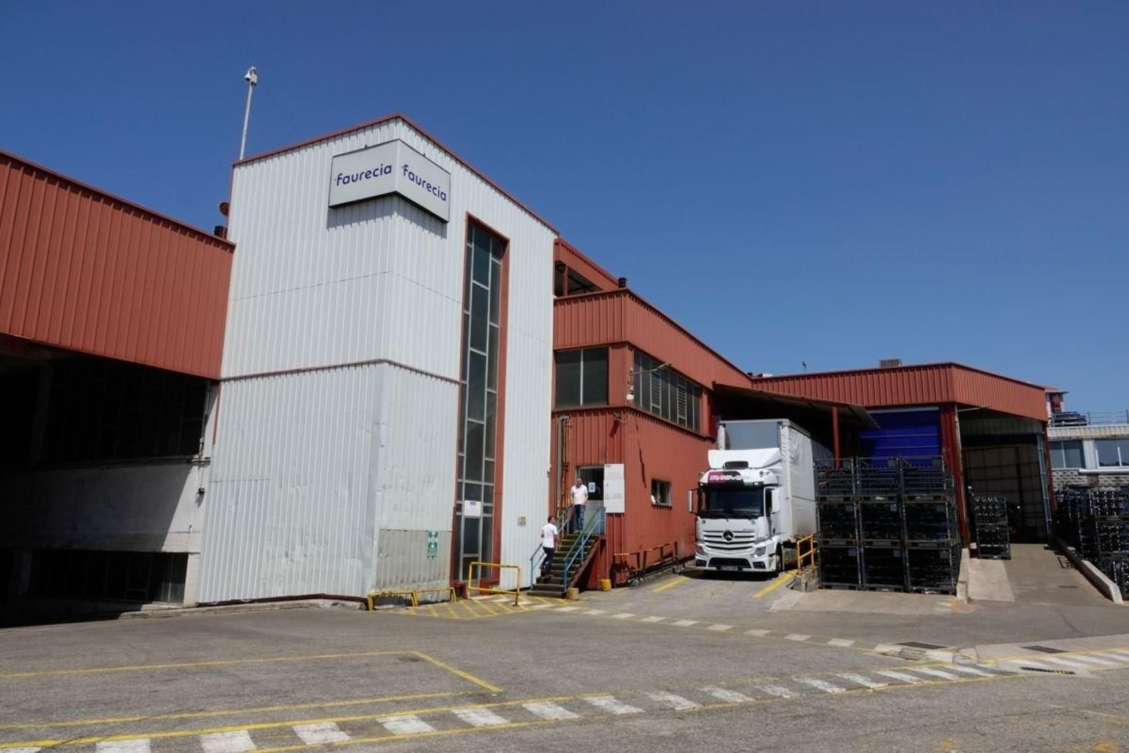 Una de las plantas de Faurecia en Vigo.