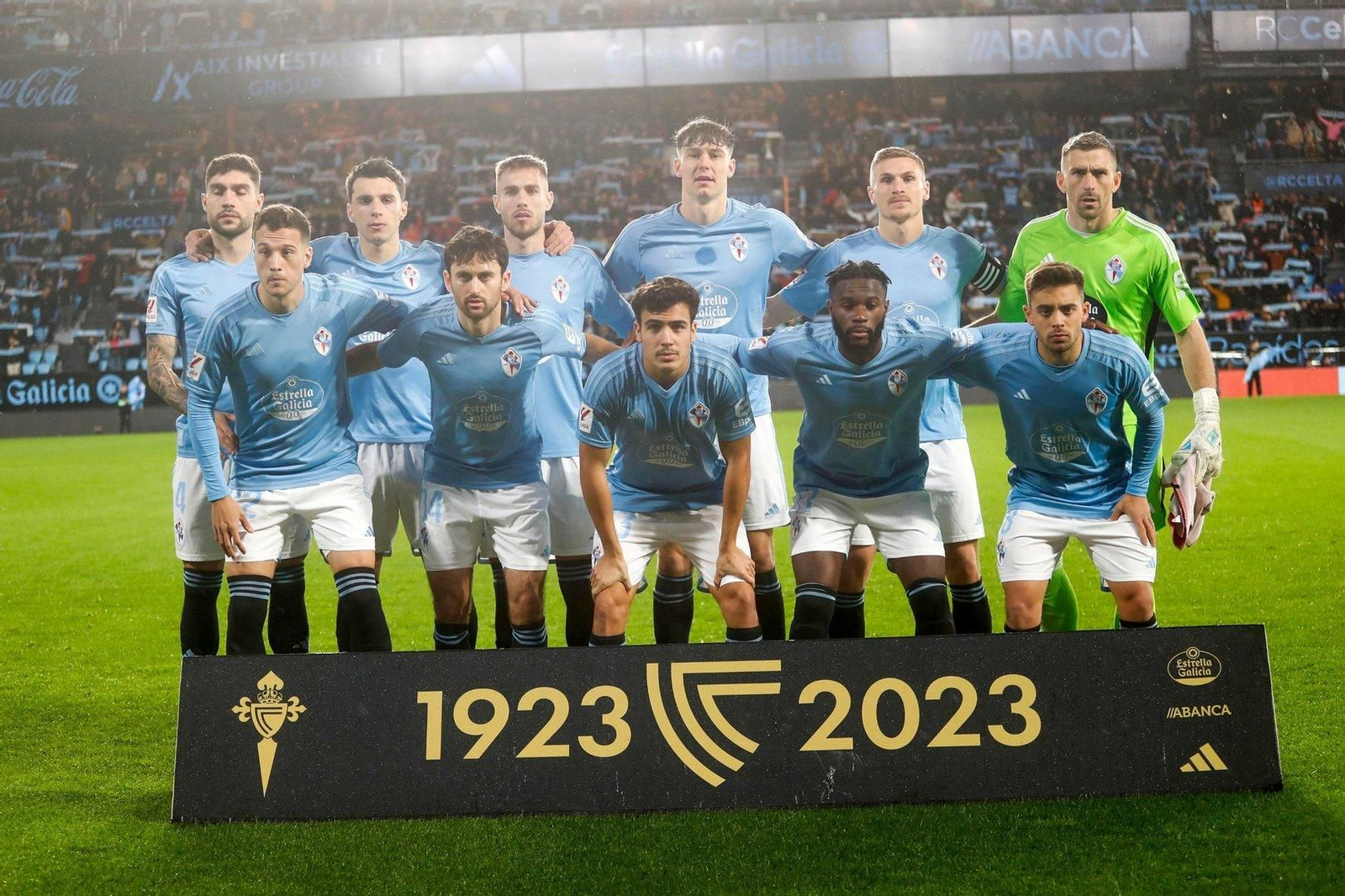 El 11 titular del partido Celta-Almería en Balaídos.