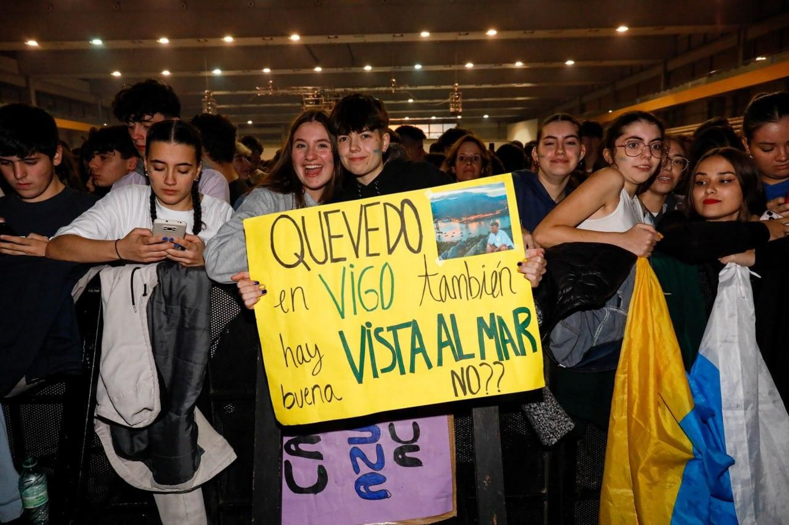 Público en el concierto de Quevedo en Vigo.