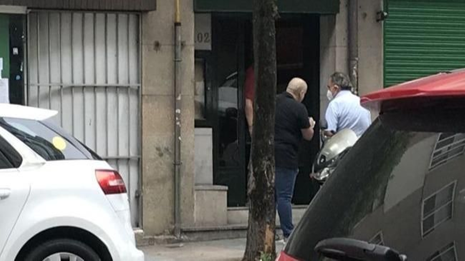 La comisión judicial, en otro lanzamiento ayer  en Vigo, sin incidentes.