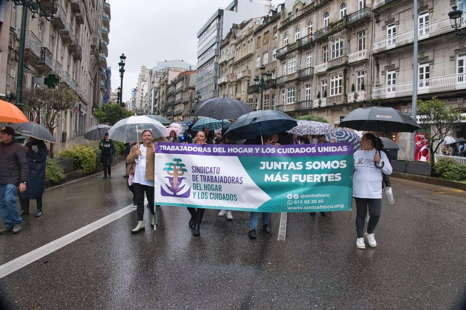 Manifestación de la CUT.
