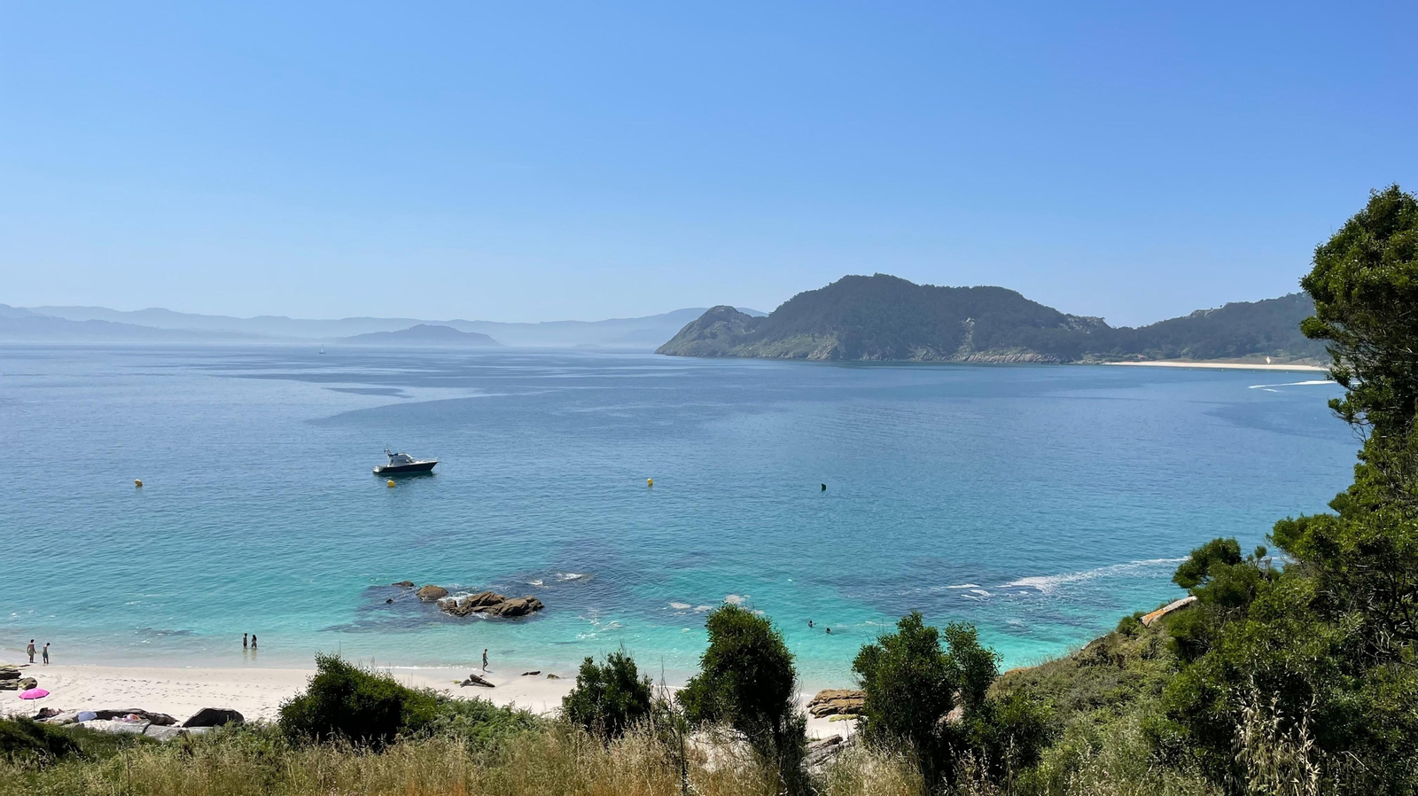 Vistas desde las Islas Cíes