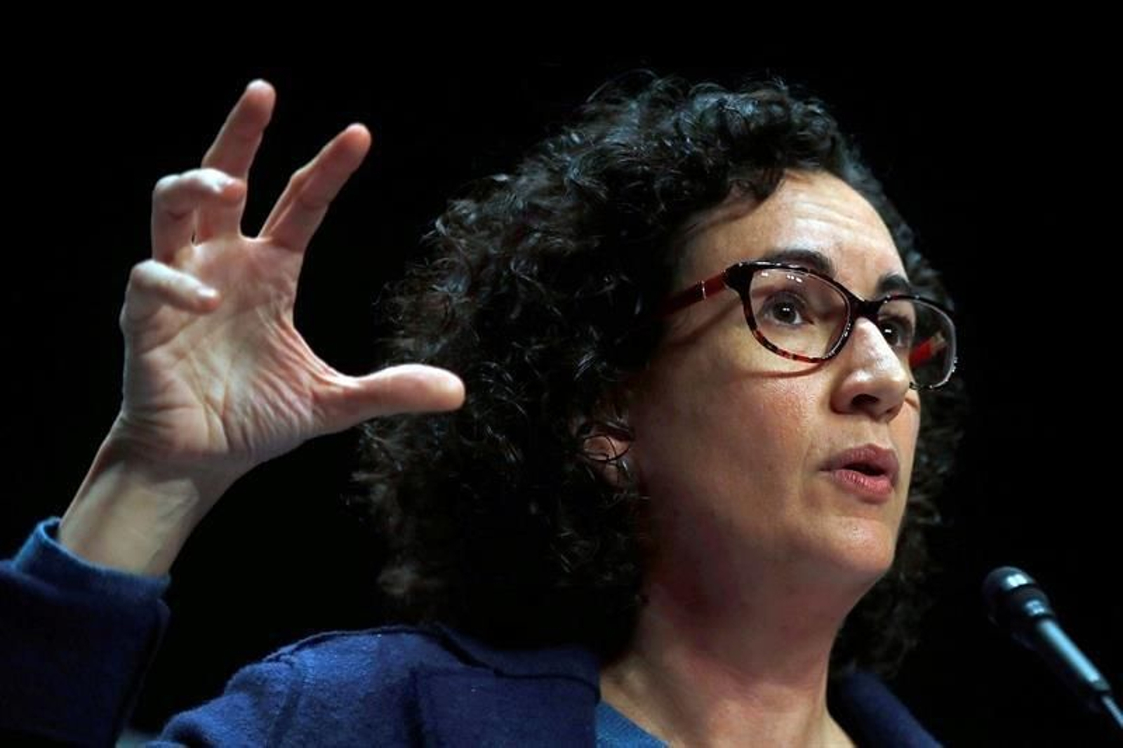 La secretaria de ERC y número 2 en las elecciones del 21D, Marta Rovira