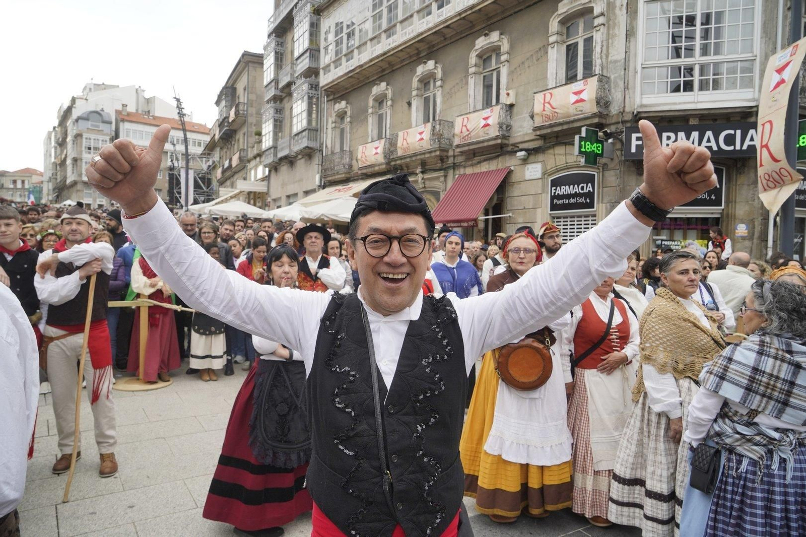 Representación de la Reconquista de Vigo 2024.