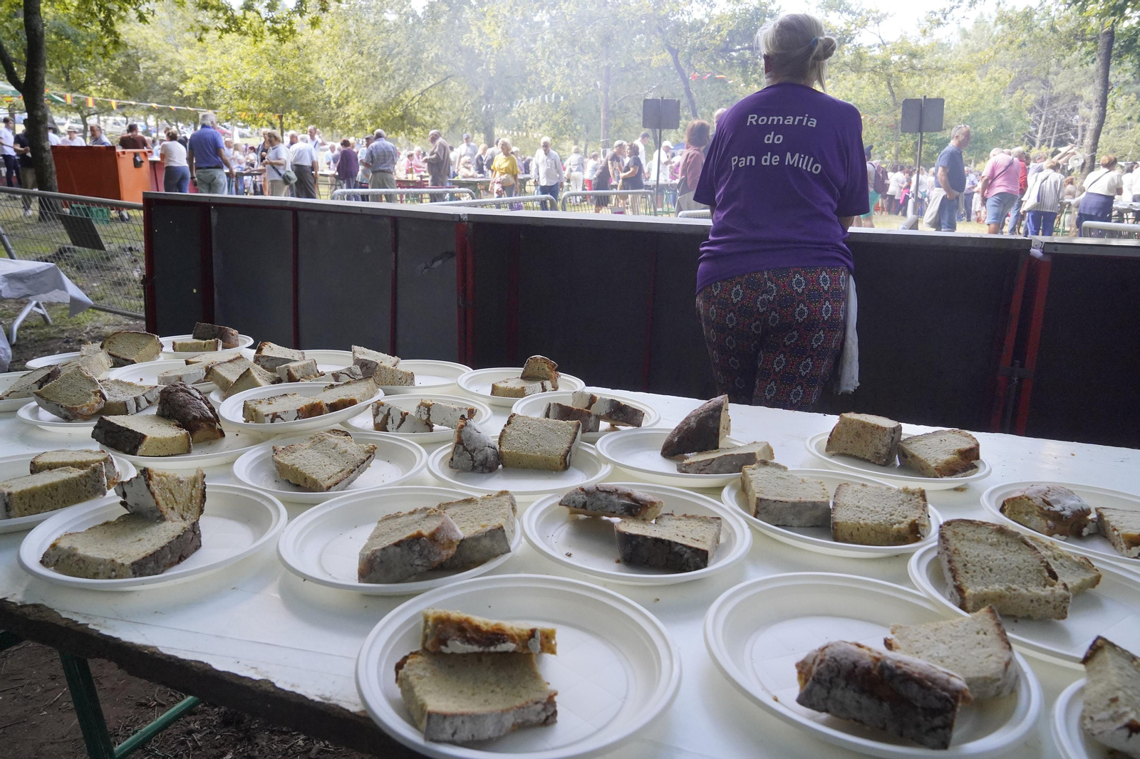 Celebración de la Romaría do Pan de Millo en Cabral.