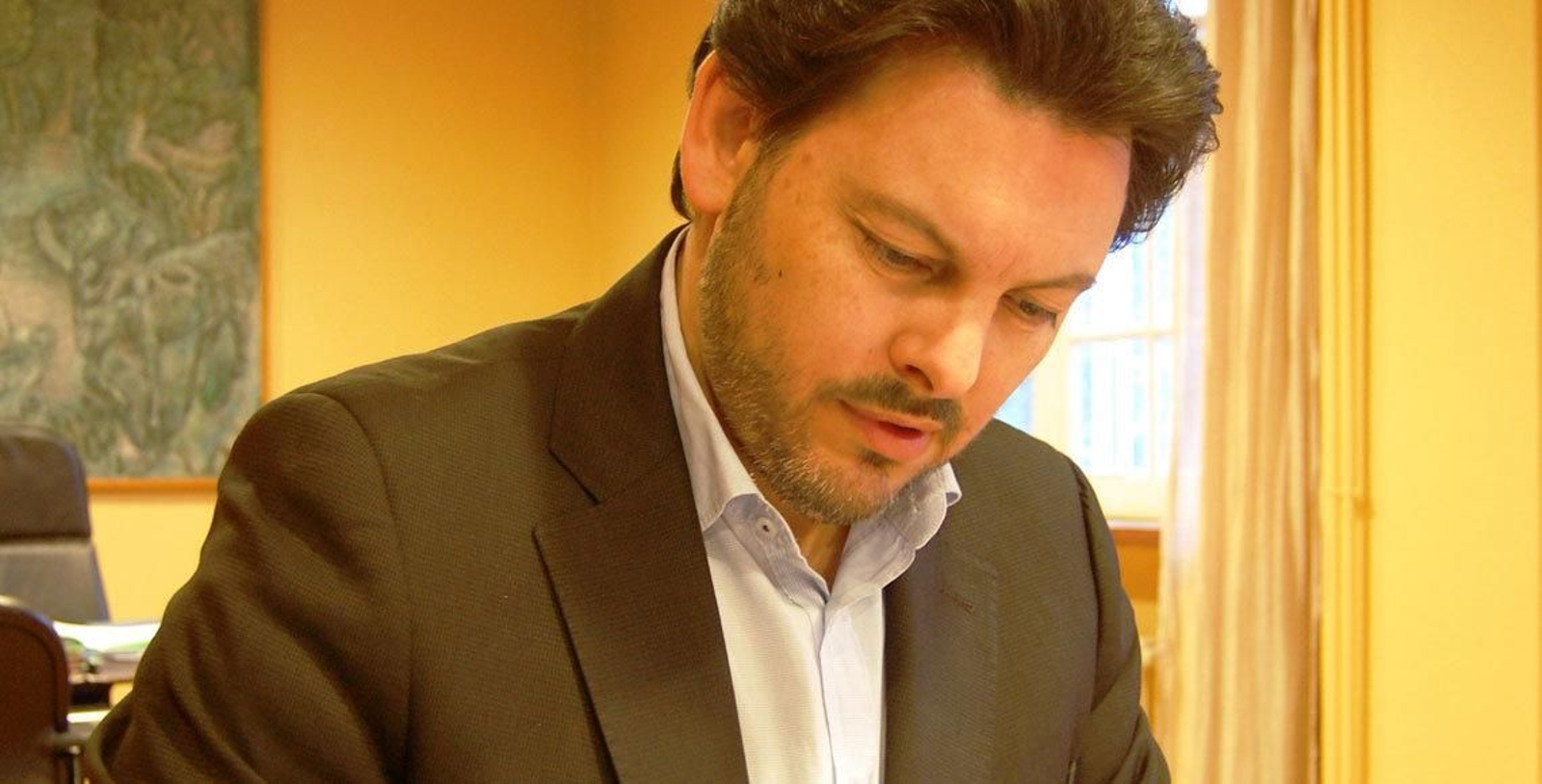 El secretario xeral de Emigración, Antonio Rodríguez Miranda.