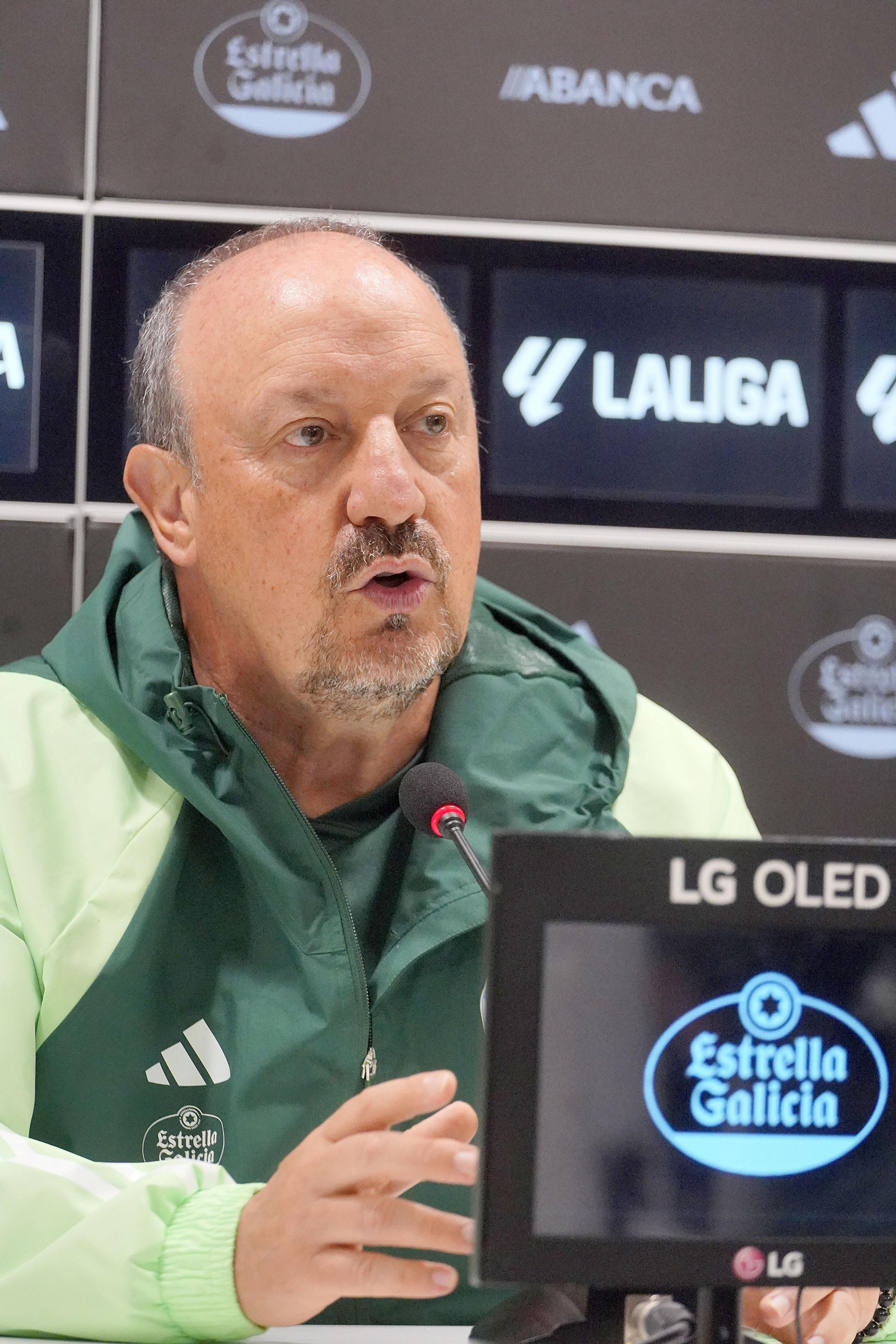 Comparecencia de Rafa Benítez, entrenador del Celta.