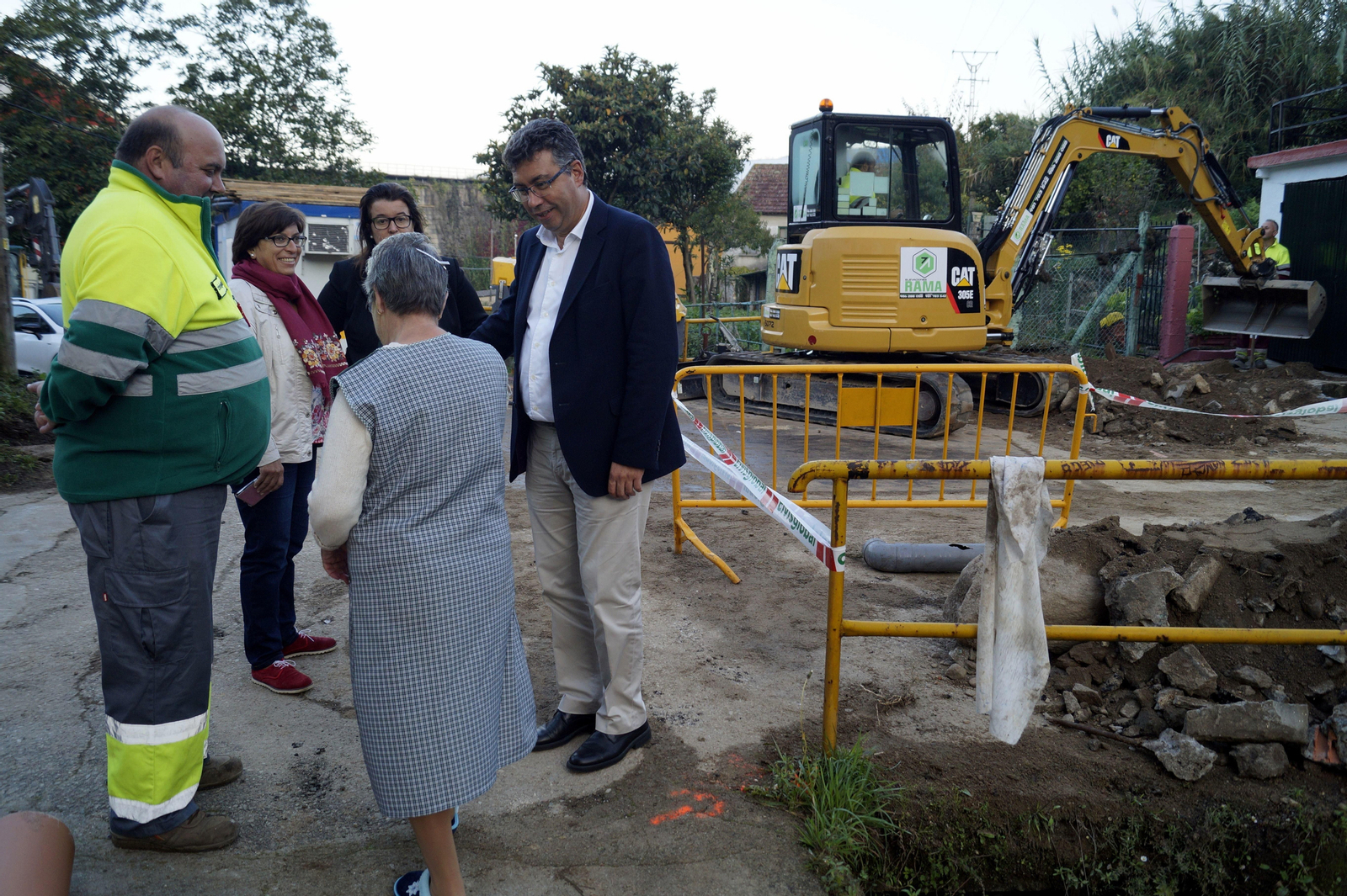 El arreglo del puente era una vieja aspiración de los vecinos de esta zona de la parroquia de Chapela.