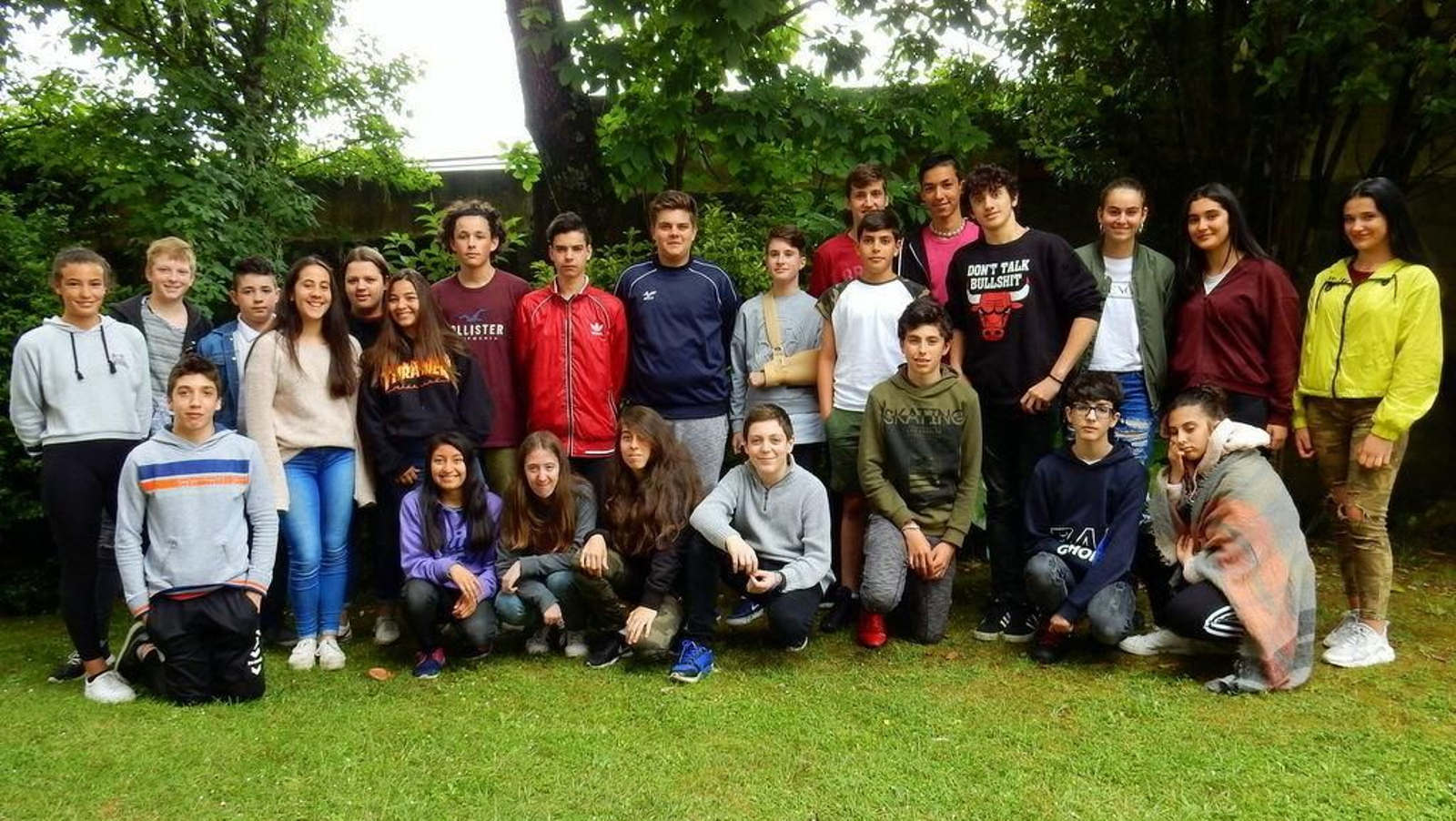 Alumnos de la ESO nunha actividades complementaria.
