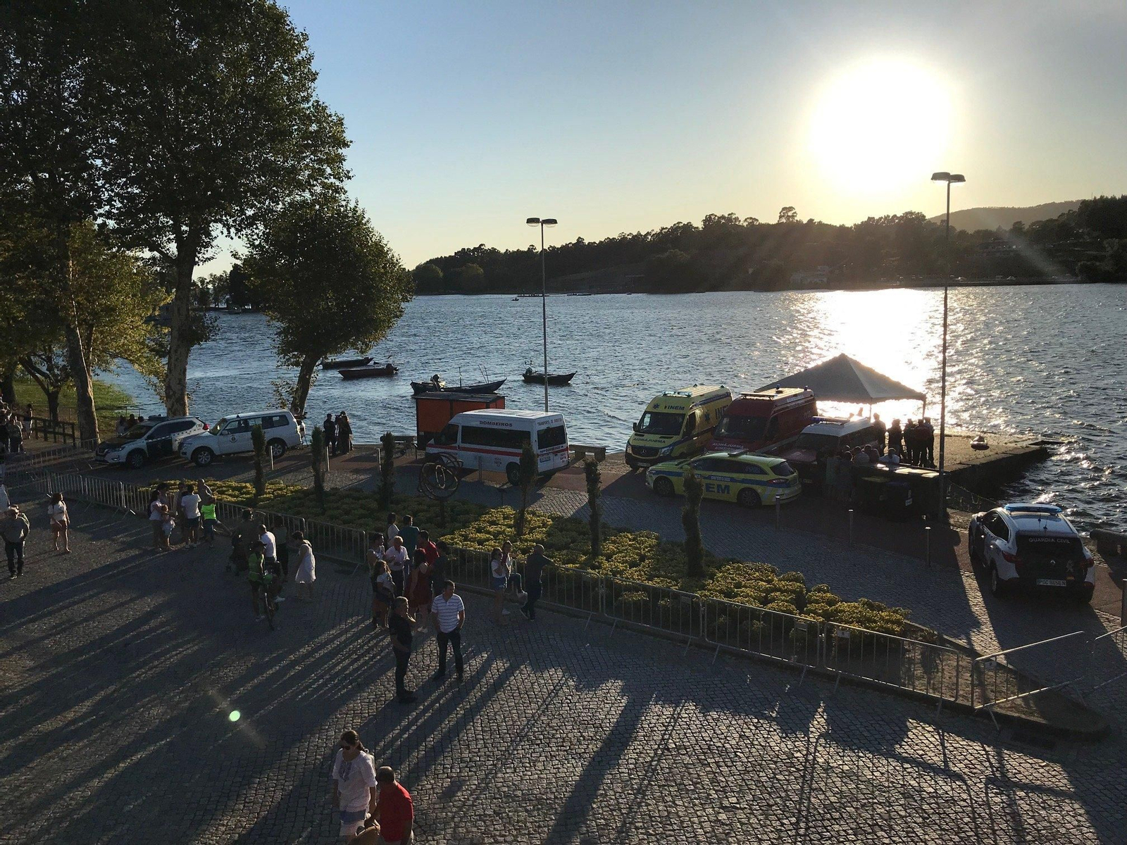 El operativo de búsqueda en el río Miño // Alberte