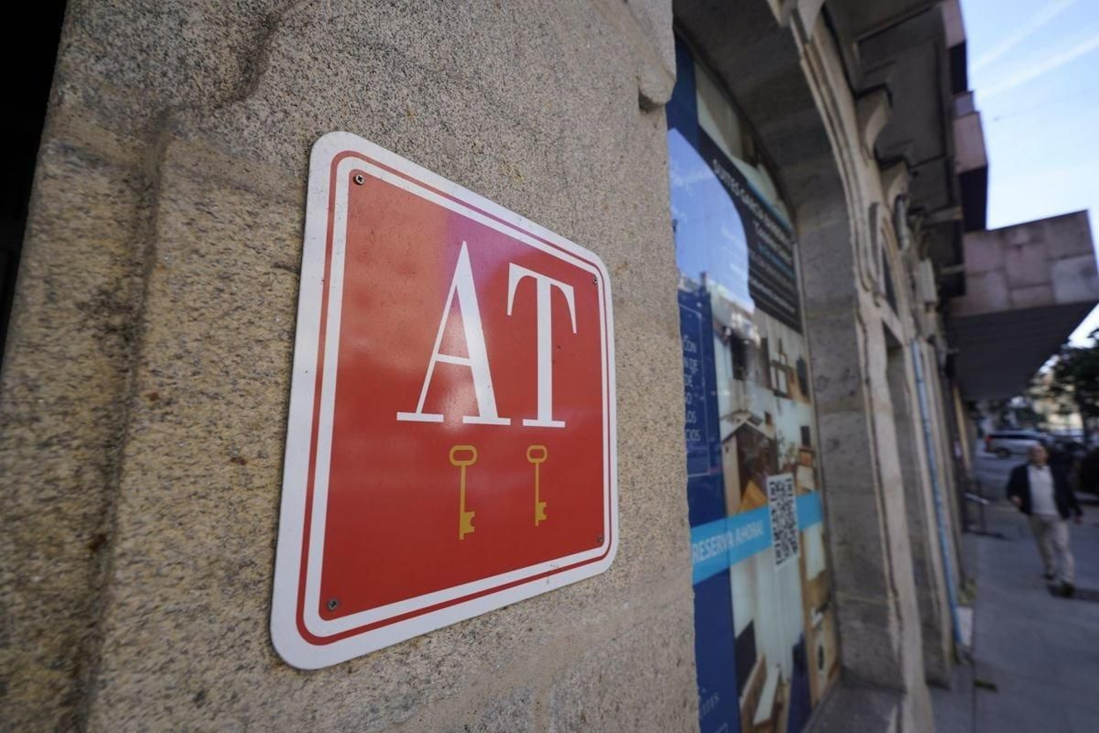 Un edificio destinado al alquiler vacacional en el centro de Vigo.