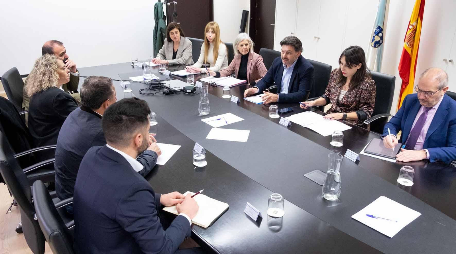 Imagen de la reunión celebrada en la capital de Galicia. Foto Xoán Crespo