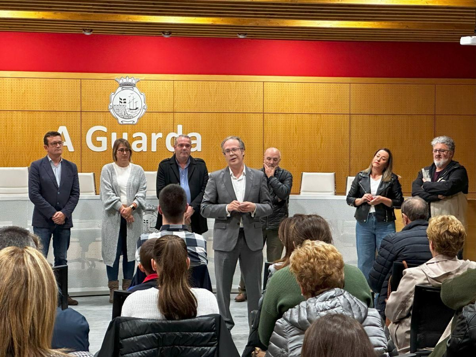 Intervención del alcalde durante la entrega de los premios.