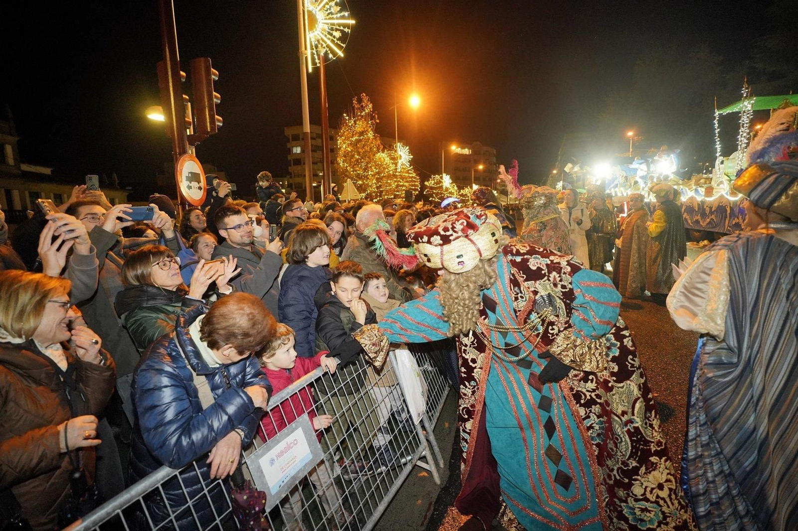 La Cabalgata de los Reyes en Vigo 2024.