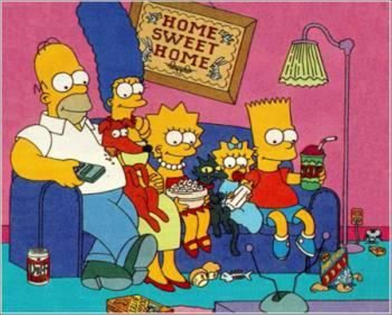 La familia Simpson intentará combatir la obesidad en el Reino Unido.