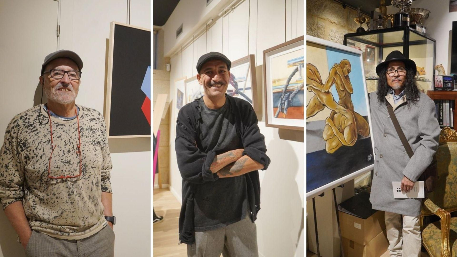 Javier Pena, Marcos Puhinger y Carlos Santos.