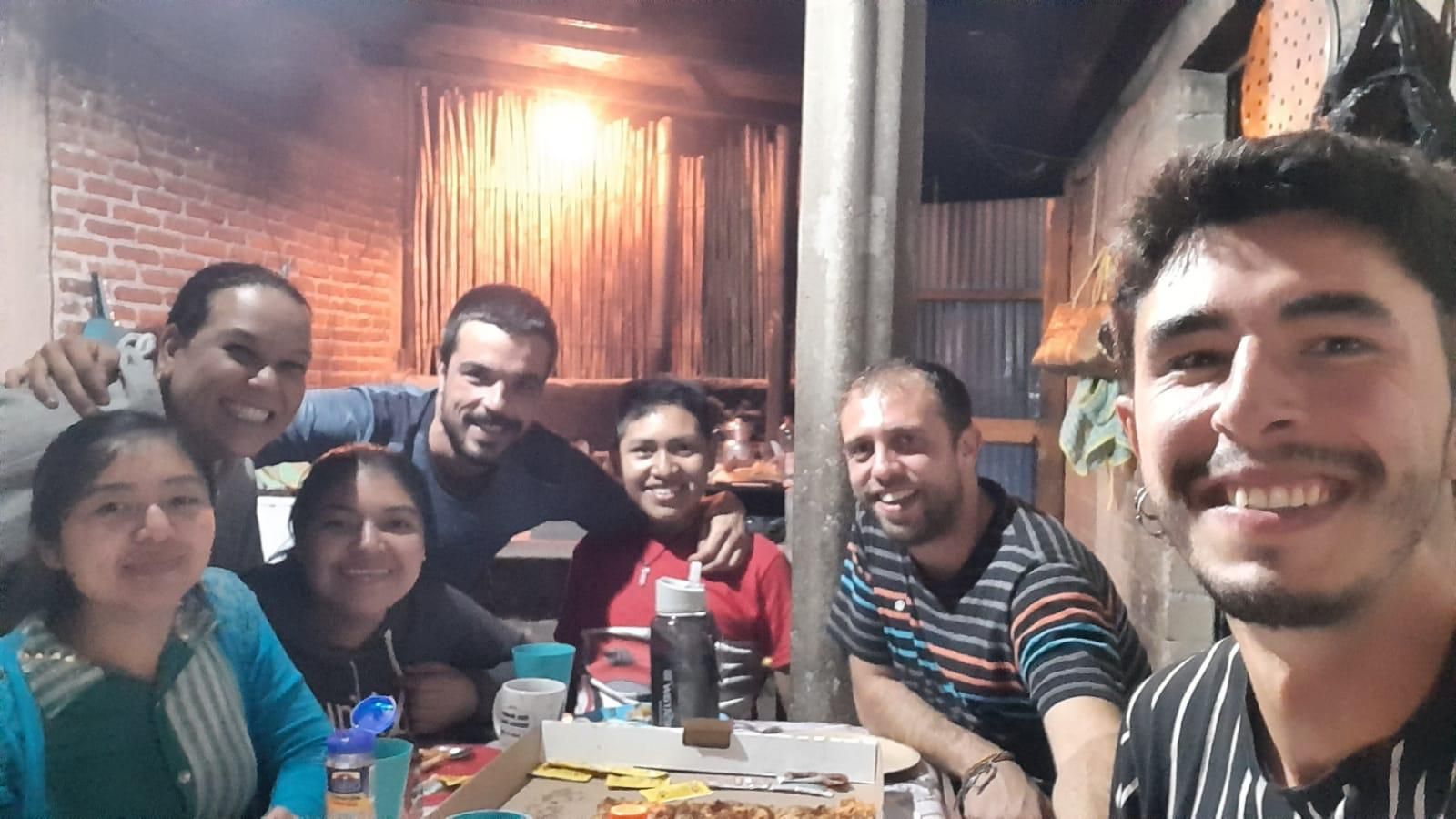 Voluntarios vascos en Oaxaca, México