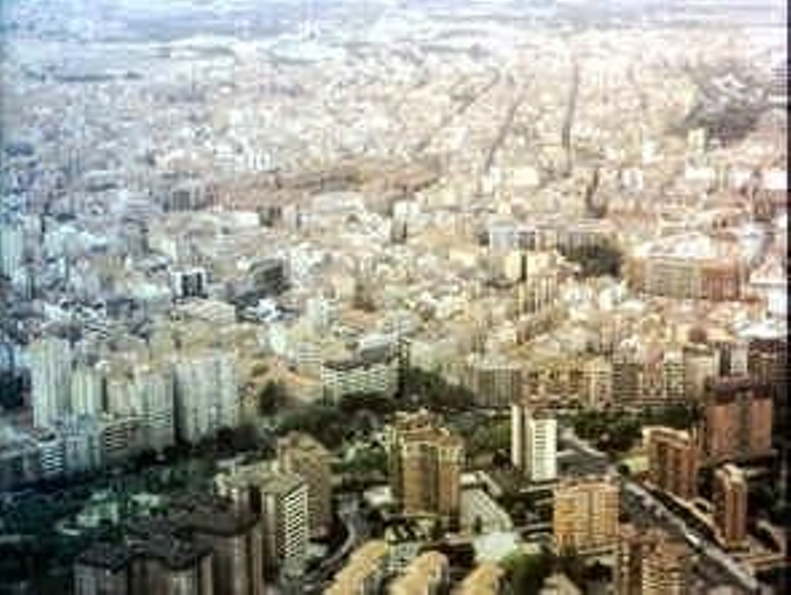 Vista aérea de la ciudad de Albacete.