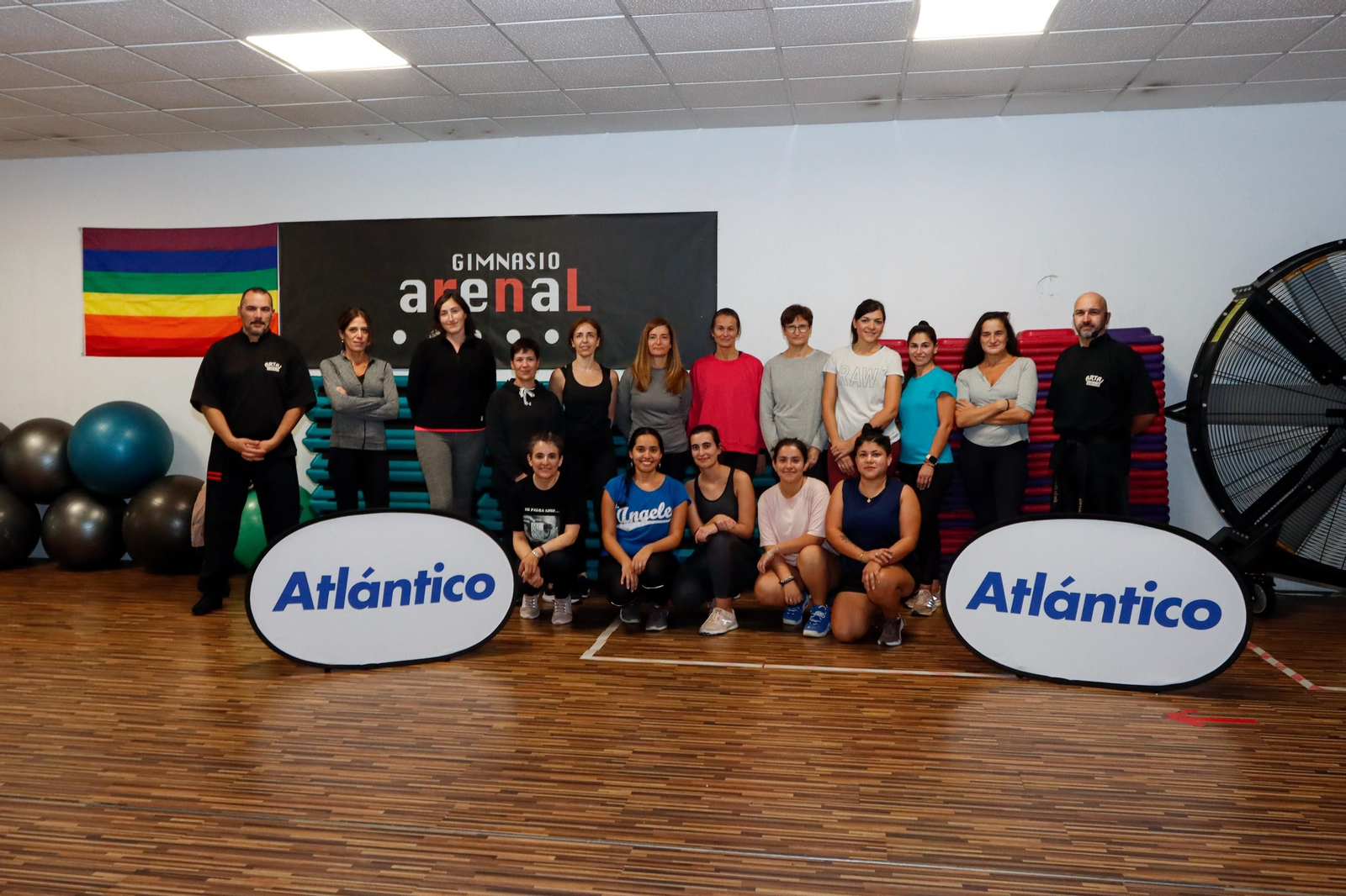 Sesión de +Deporte Atlántico de defensa personal.