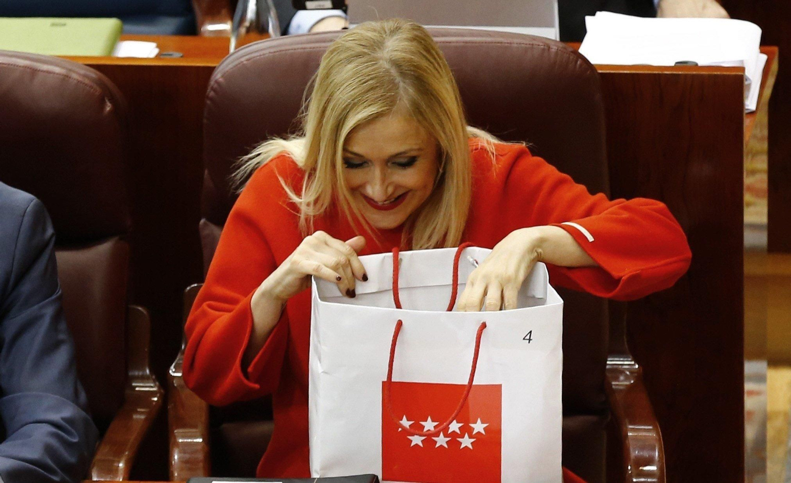 La presidenta de la Comunidad de Madrid, Cristina Cifuentes