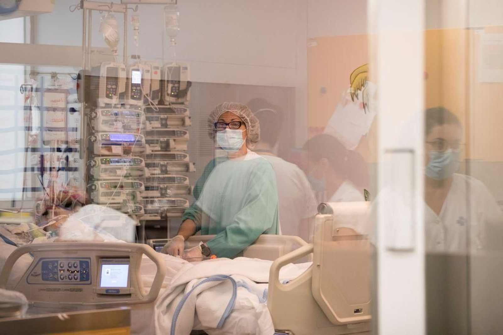 Aspecto del área de la UCI pedriátrica del Hospital de la Vall d'Hebron de Barcelona.