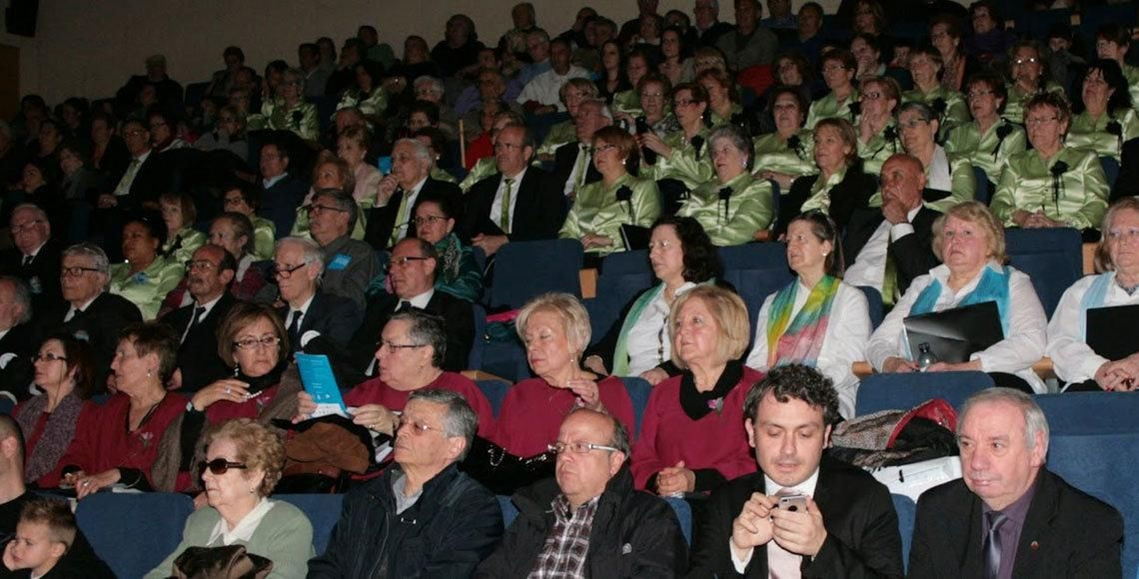 Asistentes al XVIII Encontro dos Corais de la FEGALCAT.