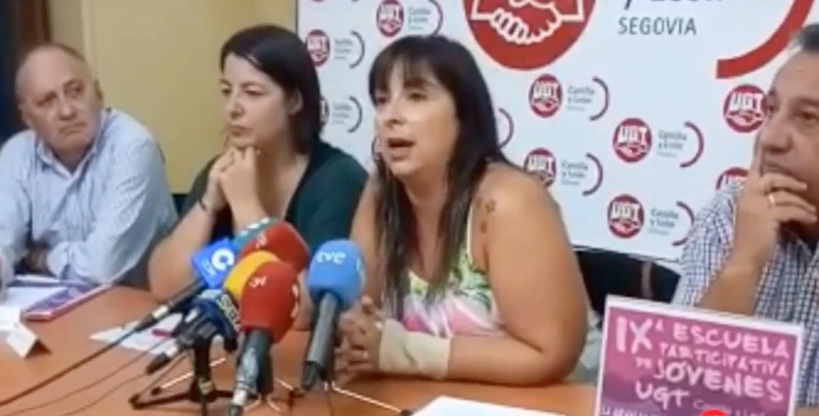 UGT Castilla y León: "20 jóvenes de cada mil se ven obligados a abandonar Segovia”.
