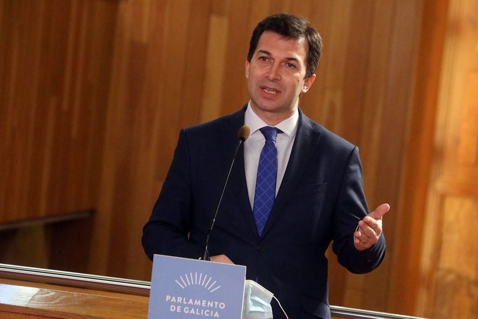 El líder del PSdeG, Gonzalo Caballero.