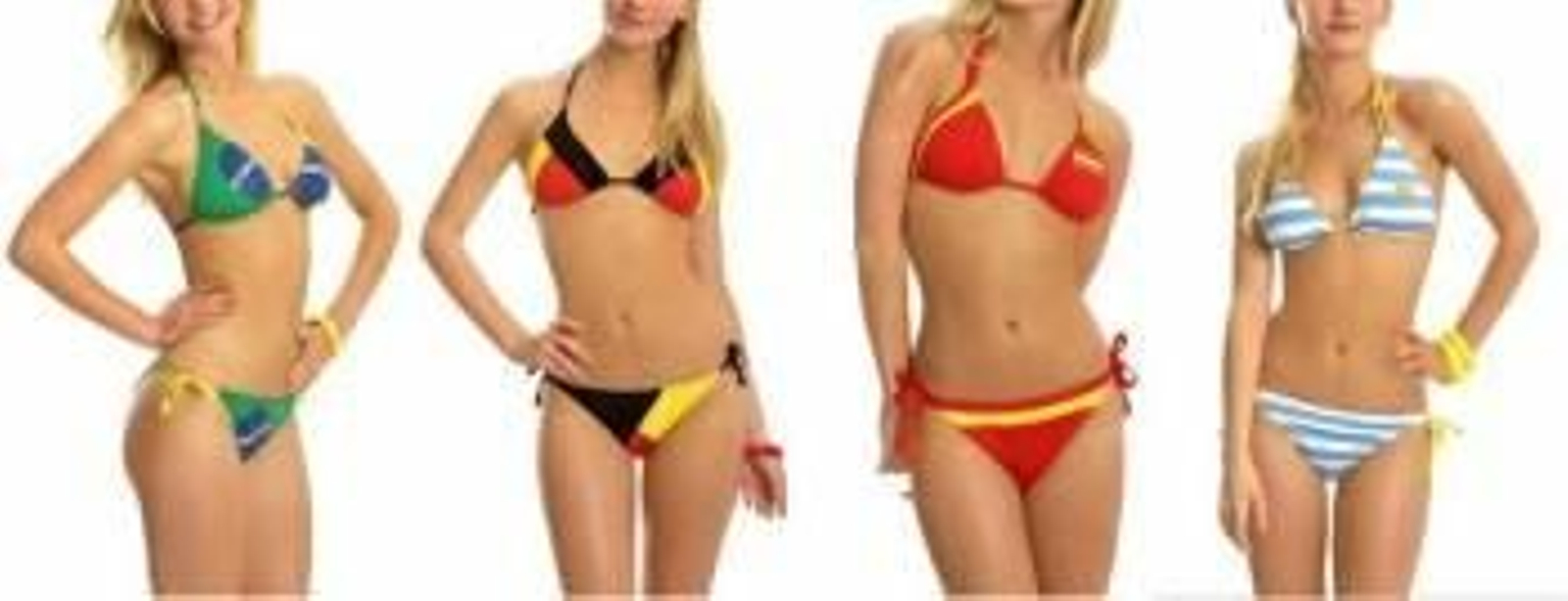 Bikinis de varias selecciones
