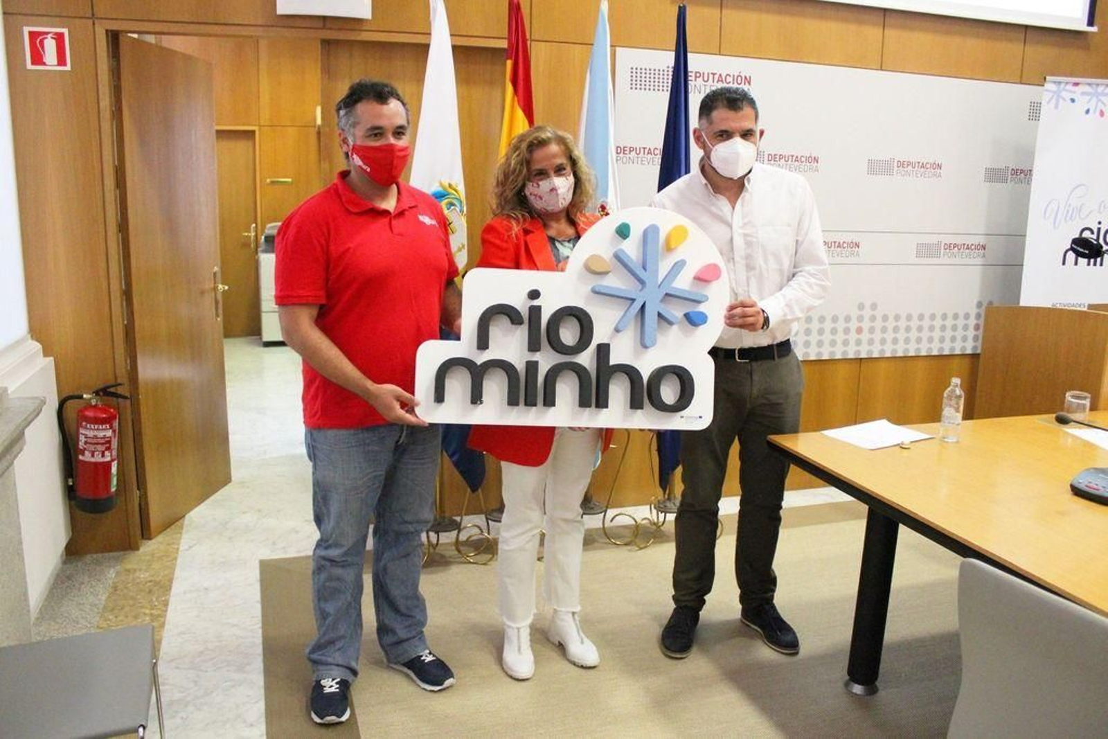 La Diputación es la impulsora de este proyecto de divulgación turística del Miño.