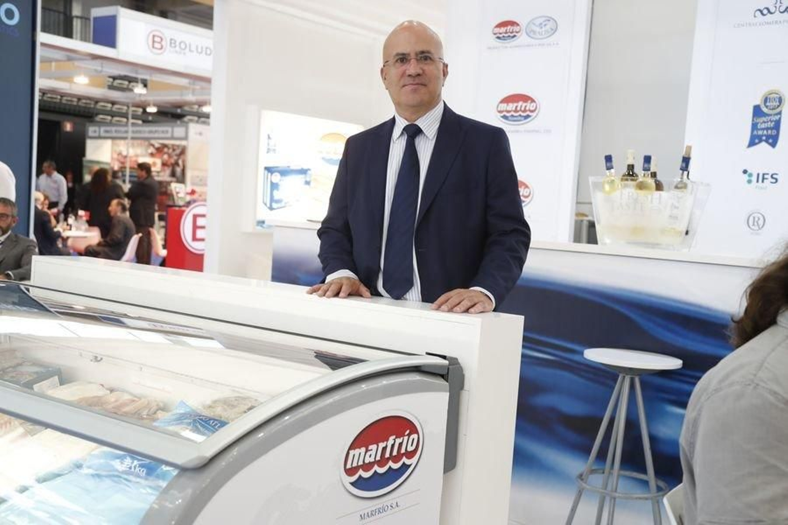 Ramón Abeijón, director comercial de Marfrío, en Conxemar.