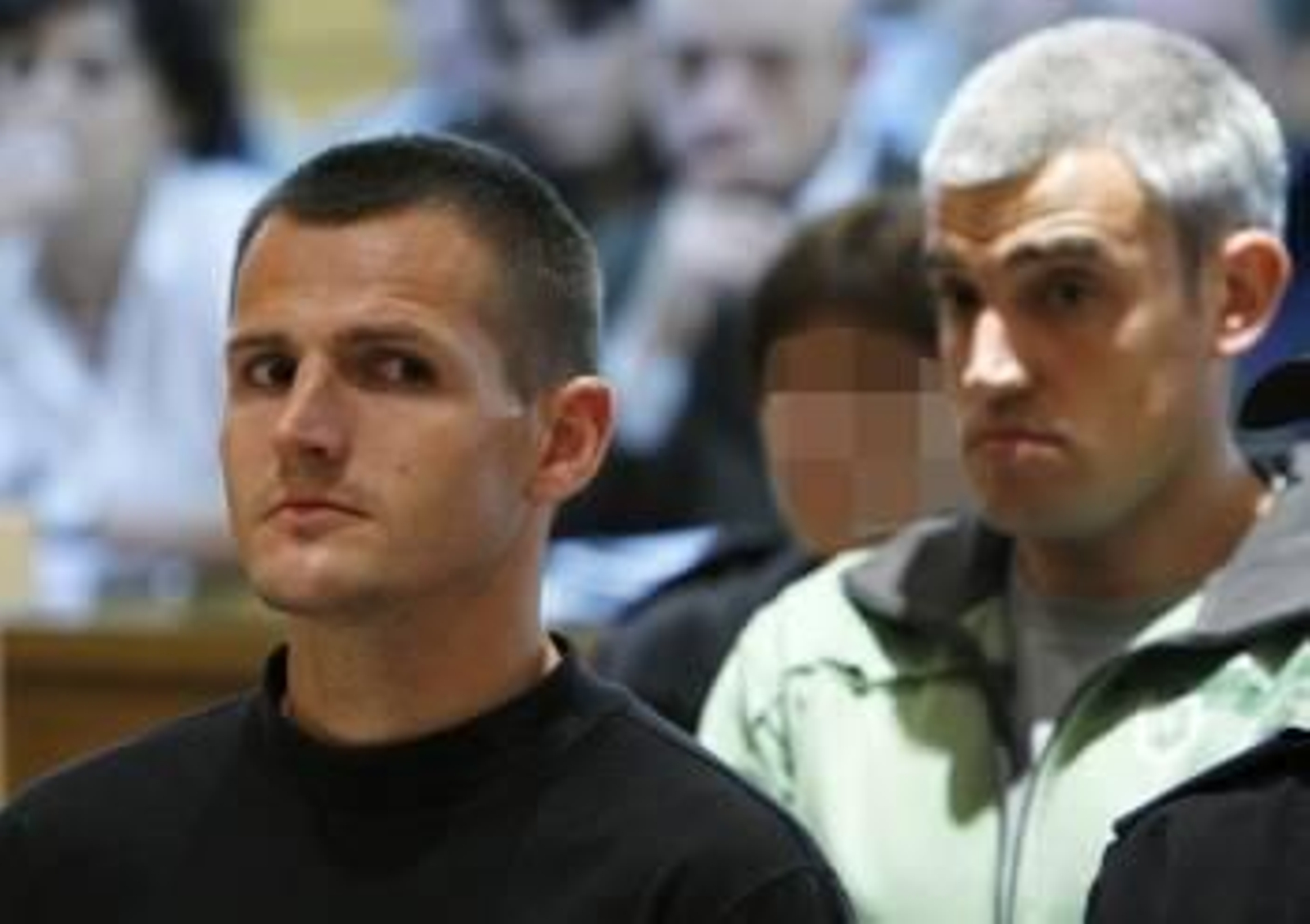 Los presuntos etarras Igor Portu (i) y Mattin Sarasola, en la Audiencia Nacional.